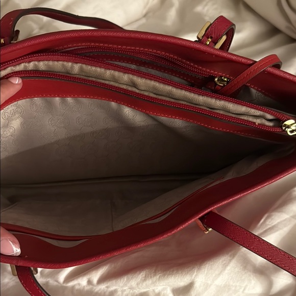 Michael Kors Tote Red Bag - Picture 6 of 7